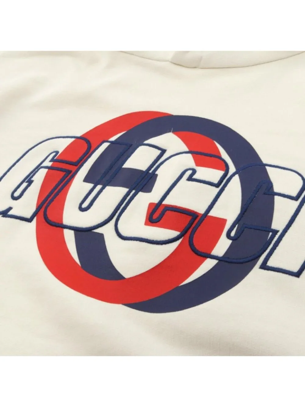 Gucci Hoodie Logo Print Embroidery Cotton Pullover